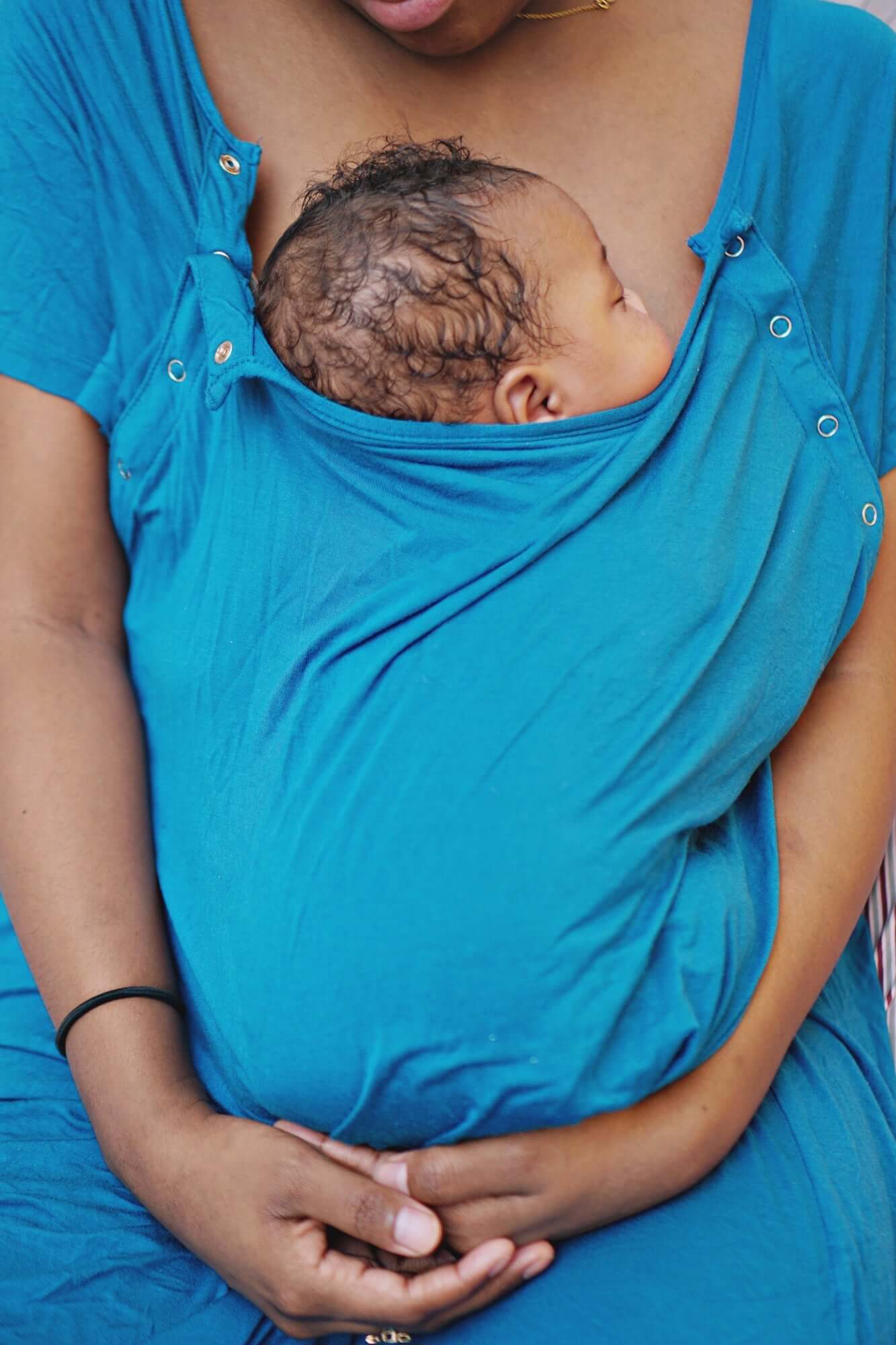 Blue Labor & Delivery Gown | Milk & Baby