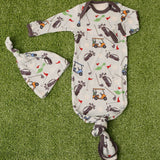 Sleepy Masters gown and hat | Milk & Baby