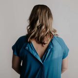 Blue Labor & Delivery Gown | Milk & Baby