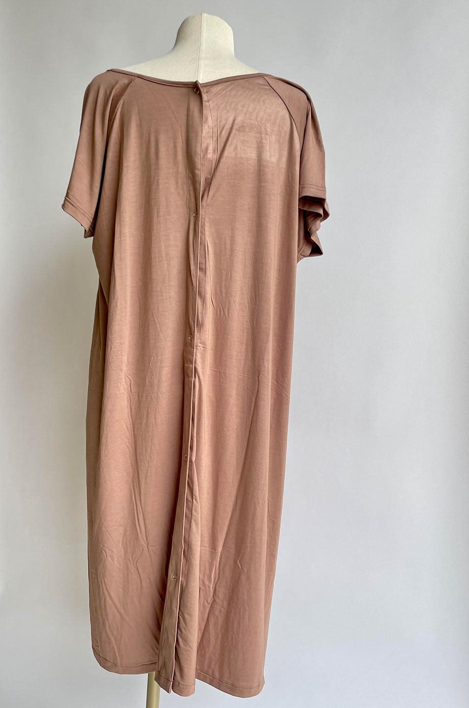 Soft as Butter Labor & Delivery Gown in Mocha - Milk & Baby 