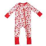 Strawberry Fields Convertible Romper |Milk & Baby