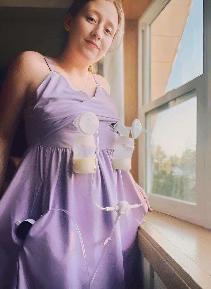 Journey Hands Free Pumping Lounge Dress | Milk & Baby