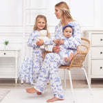 Toile de Jouy Bamboo Women's Pajama Set | Milk & Baby