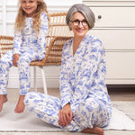 Toile de Jouy Bamboo Women's Pajama Set | Milk & Baby