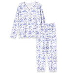 Toile de Jouy Bamboo Women's Pajama Set | Milk & Baby
