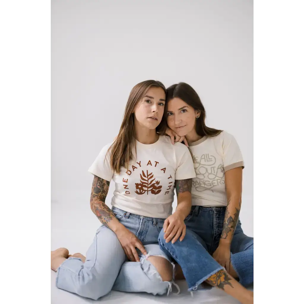 We All Start As Strangers Ringer Tee | Milk & Baby