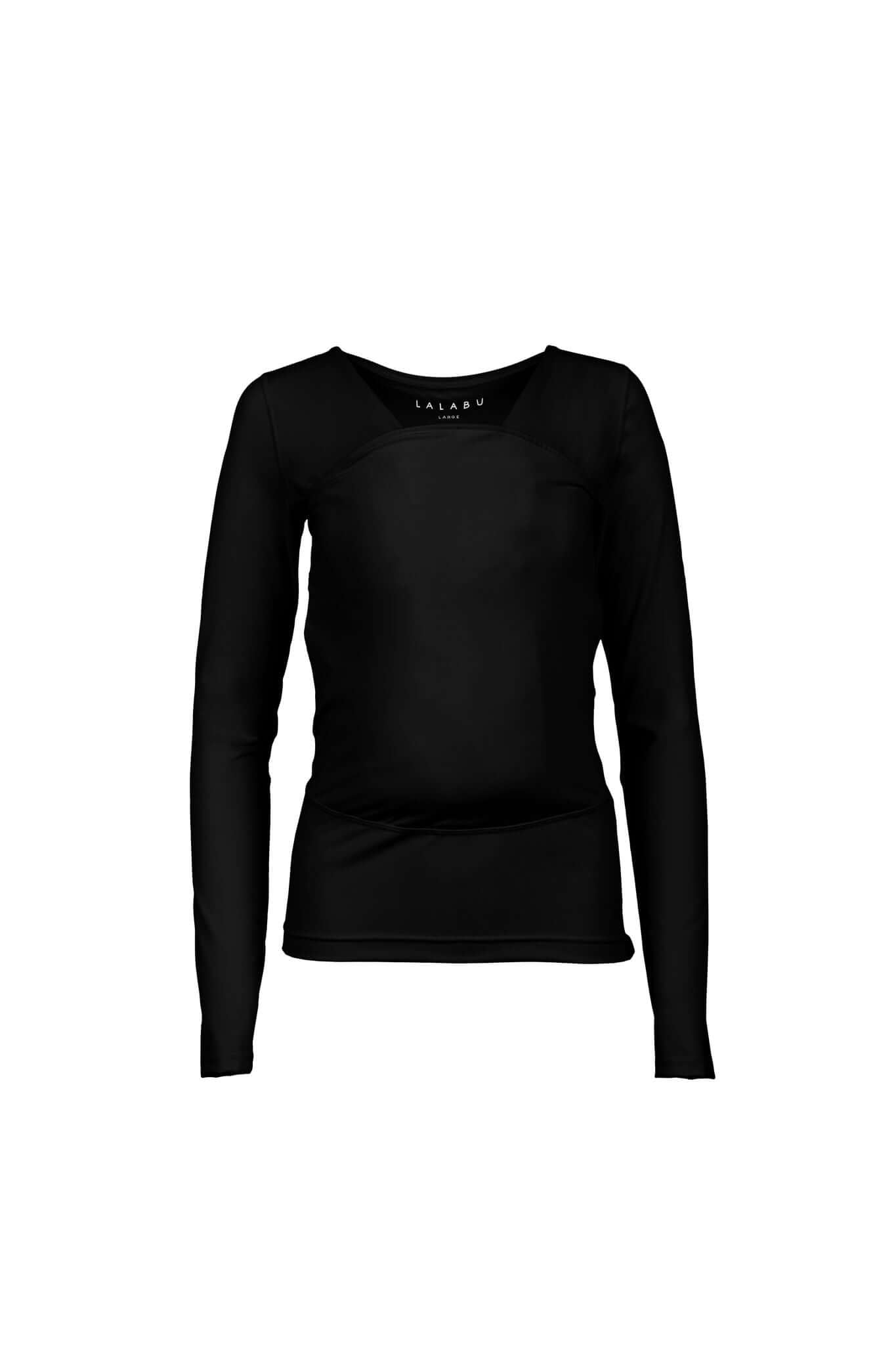 Soothe Shirt | Long Sleeve | Black | Milk & Baby