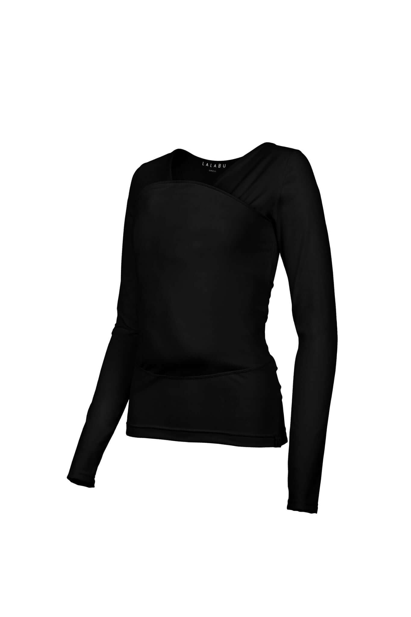 Soothe Shirt | Long Sleeve | Black | Milk & Baby