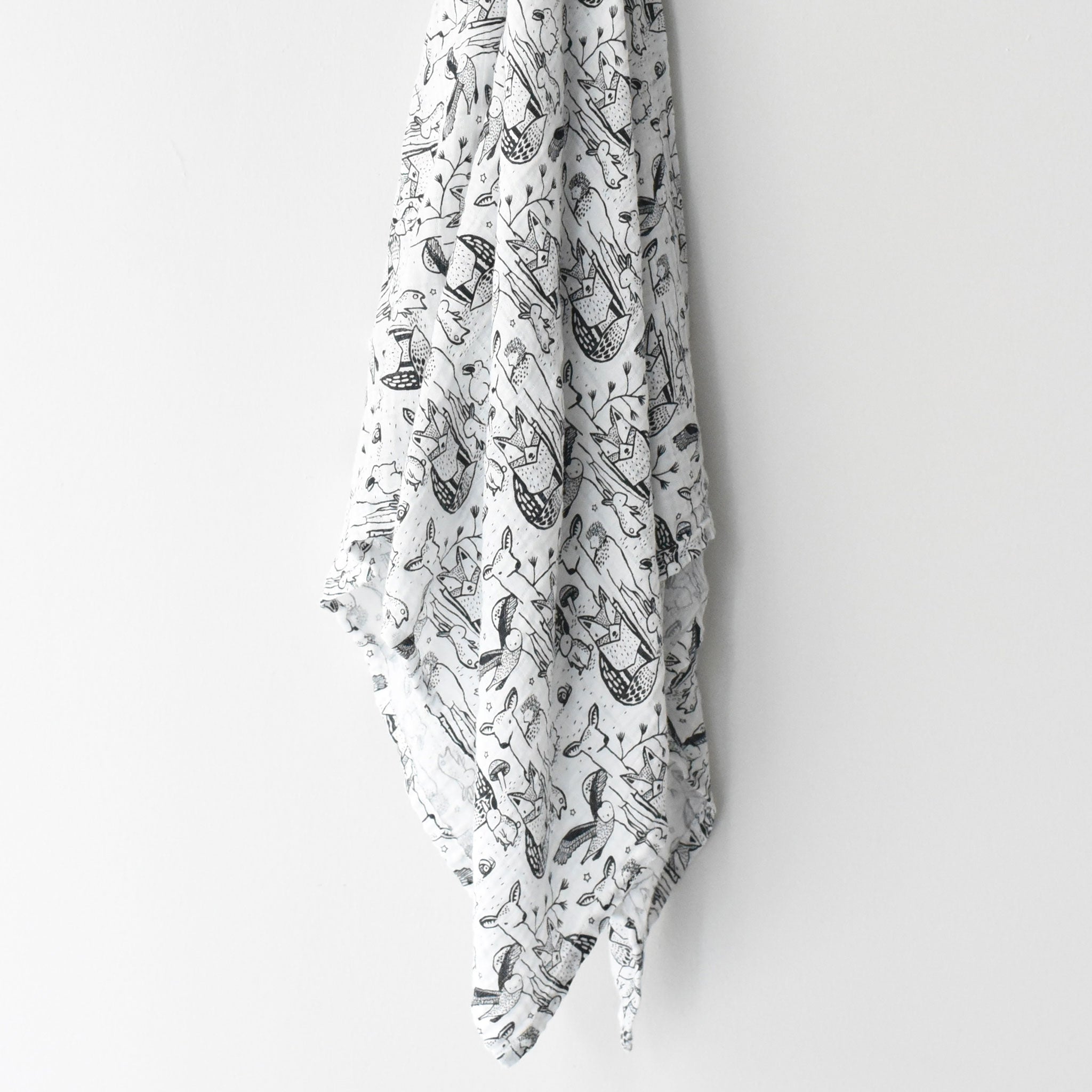 Forest | Organic Muslin Swaddle | Milk & Baby