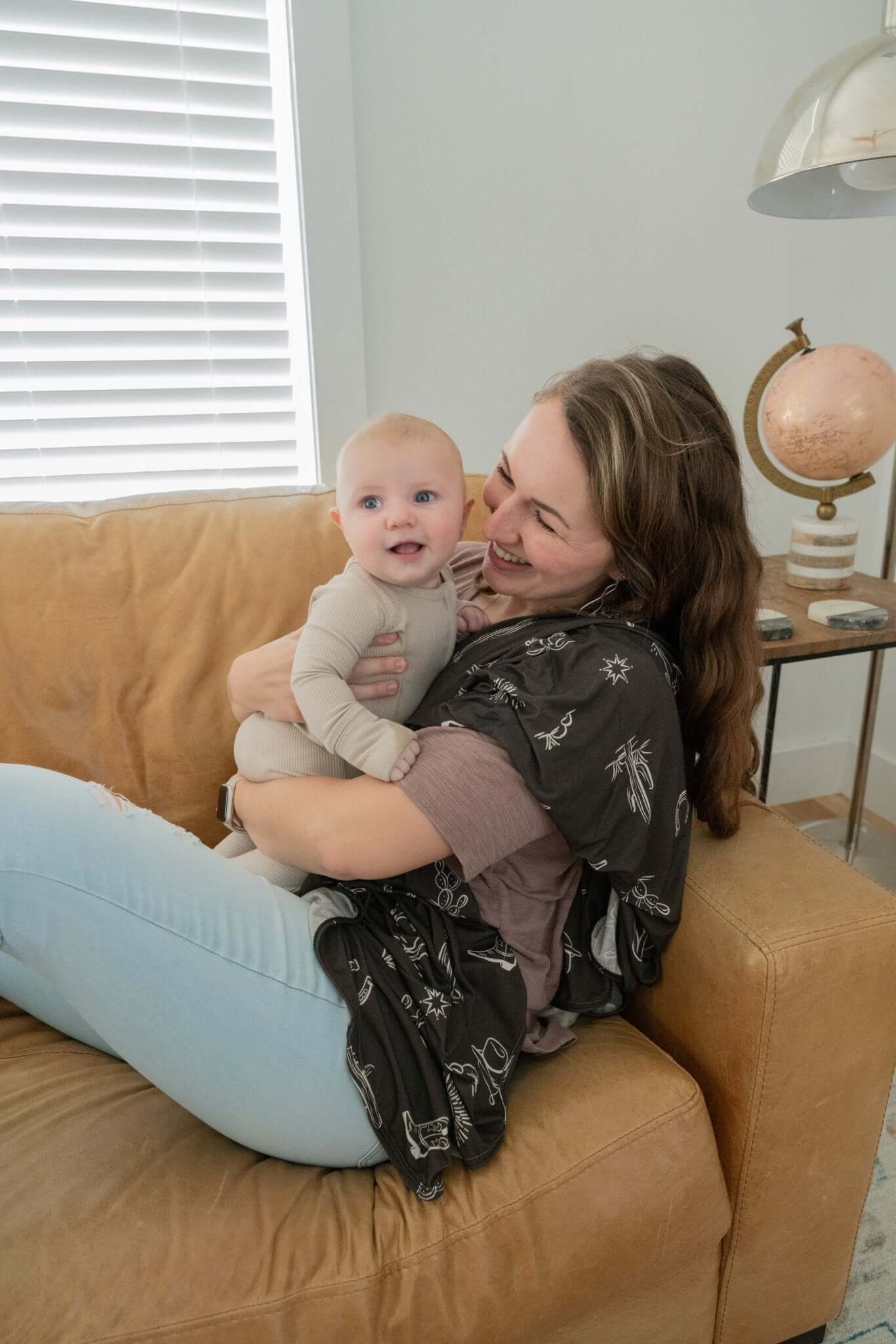 Western Stretch Swaddle Blanket | Milk & Baby