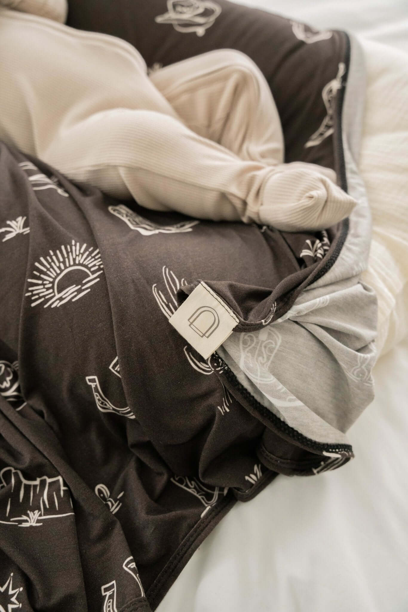 Western Stretch Swaddle Blanket | Milk & Baby