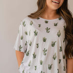 Cactus | Adult Women's Bamboo Short Set | Milk & Baby