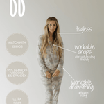 Camo | Women's Bamboo Pajama | Milk & Baby