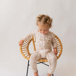 Cream Cactus | Bamboo Zip Romper | Milk & Baby