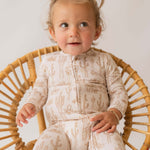 Cream Cactus | Bamboo Zip Romper | Milk & Baby