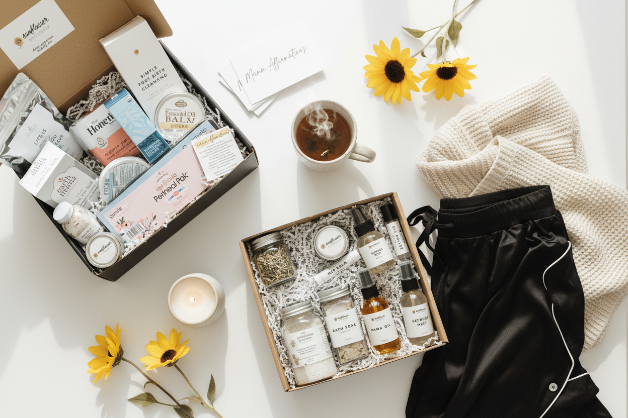 7 Thoughtful Gift Boxes for Postpartum Recovery and Self-Care