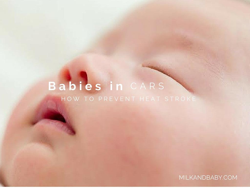 Babies in Cars: How to Prevent Heat Stroke - Milk & Baby 