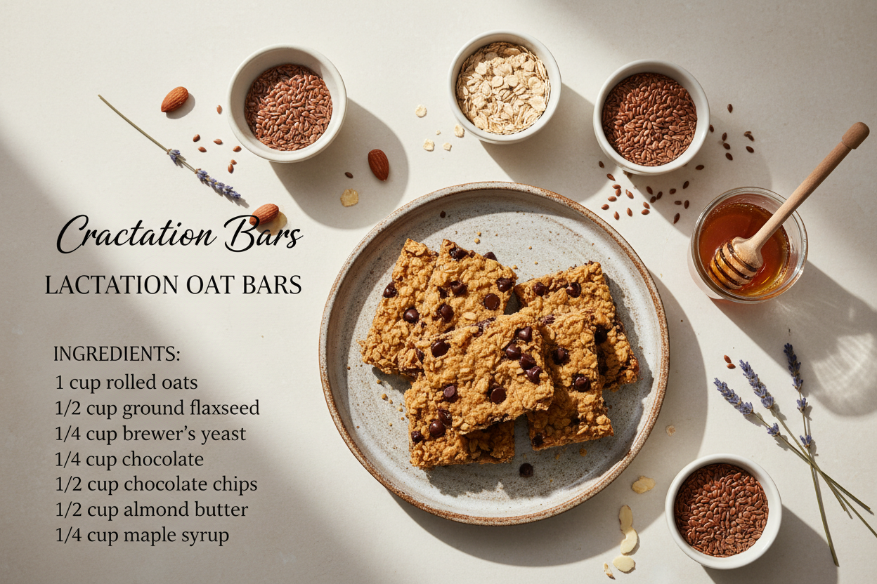 Cractation Bars (Lactation Cookie Recipe)