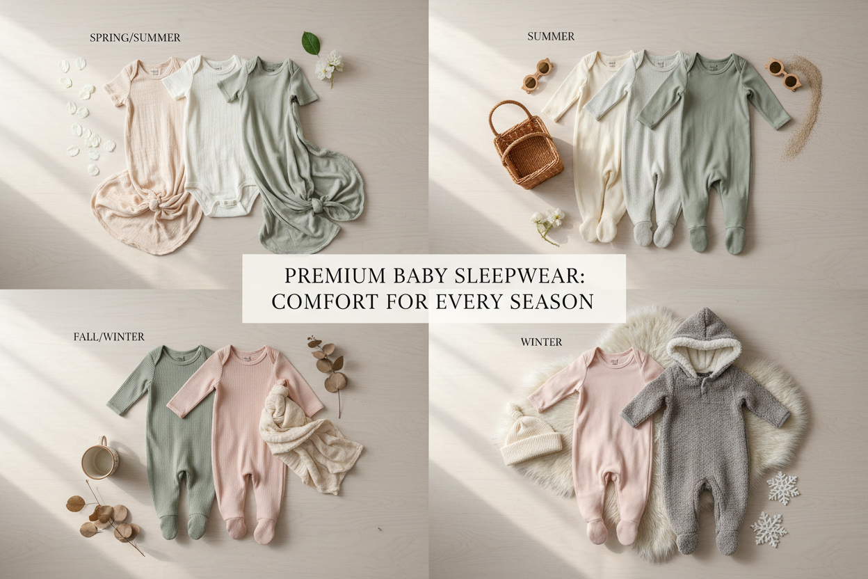 How to Choose the Softest and Most Functional Baby Sleepwear for Every Season