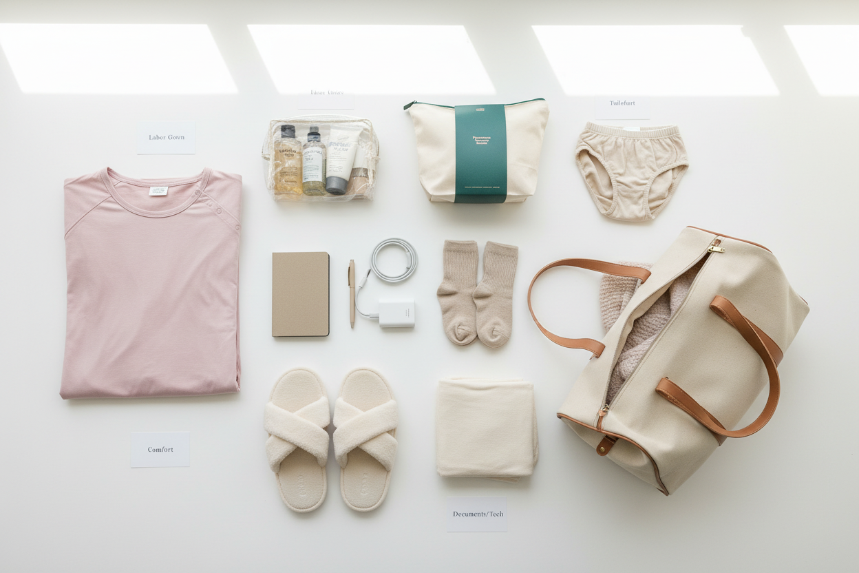 How to Prepare for Hospital Birth: Essential Labor & Delivery Gowns, Recovery Kits, and What to Pack