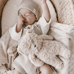 Luna + Luca Novelty Knit Romper - Heather Beige | Milk & Baby