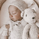 Luna + Luca Novelty Knit Romper - Black Speckle | Milk & Baby