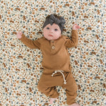 Harvest Floral Muslin Crib Sheet | Milk & Baby