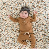 Harvest Floral Muslin Crib Sheet | Milk & Baby