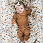 Harvest Floral Muslin Swaddle Blanket | Milk & Baby