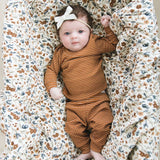 Harvest Floral Muslin Swaddle Blanket | Milk & Baby