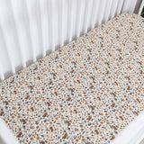 Harvest Floral Muslin Crib Sheet | Milk & Baby