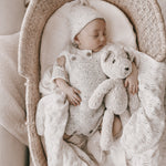 Luna + Luca Novelty Knit Romper - Black Speckle | Milk & Baby