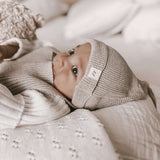 Luna + Luca Knotted Hat | Heather Beige Milk & Baby