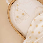 Summer Sun | Organic Swaddle Blanket & Hat Set | Milk & Baby
