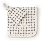 Mod Dots | Organic Swaddle Blanket & Hat Set | Milk & Baby