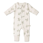 Turtles | Organic Convertible Zip Romper | Milk & Baby