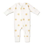 Summer Sun | Organic Convertible Zip Romper | Milk & Baby