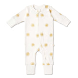 Summer Sun | Organic Convertible Zip Romper | Milk & Baby