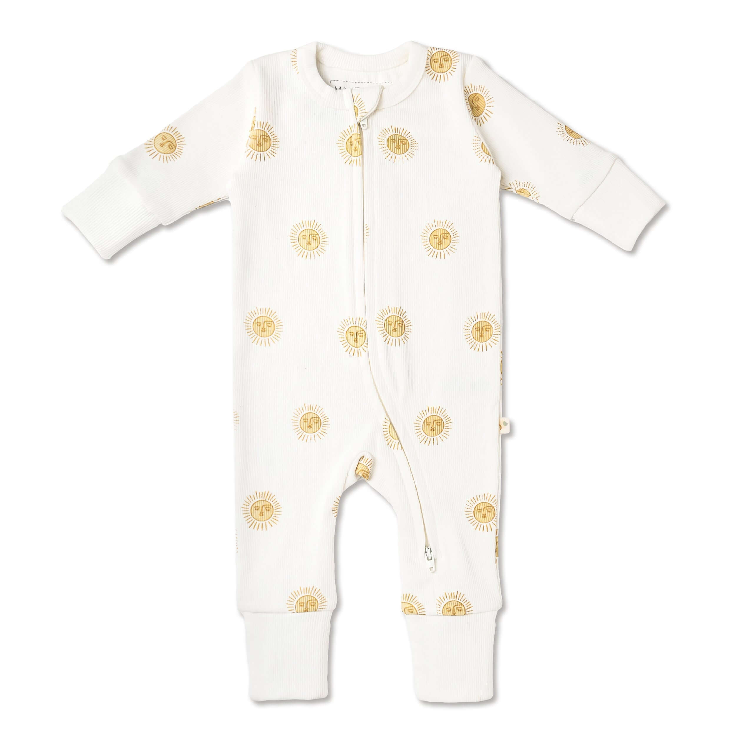 Summer Sun | Organic Convertible Zip Romper | Milk & Baby