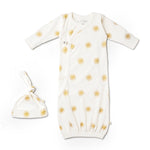 Summer Sun | Organic Kimono Infant Sleep Gown | Milk & Baby