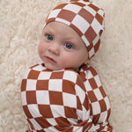 Copper Checkers Dream Swaddle Set | Milk & Baby