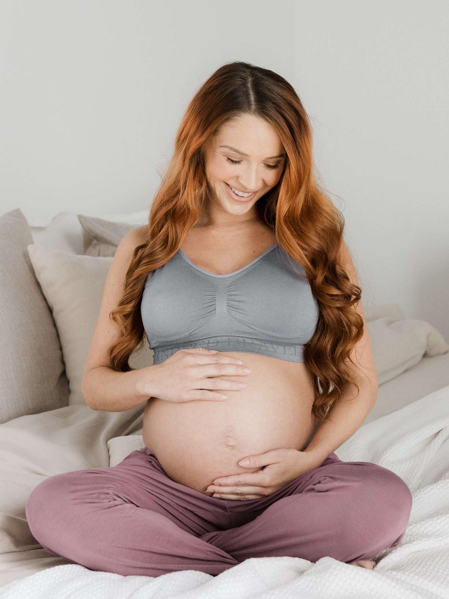 Simply Sublime® Nursing Bra | Grey | Milk & Baby