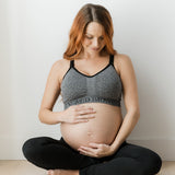 Sublime® Nursing Sports Bra | Heather Grey