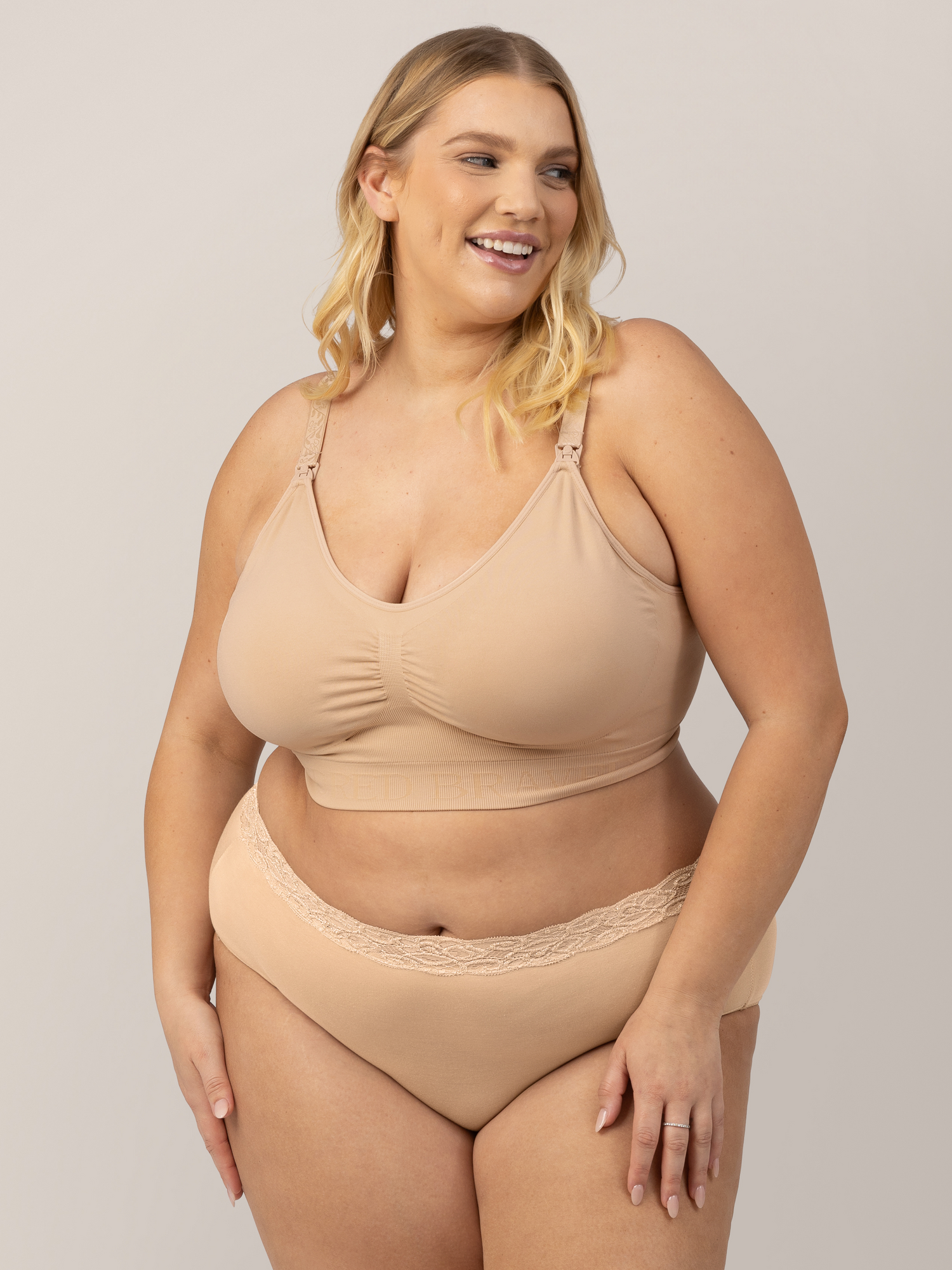 Simply Sublime® Nursing Bra | Beige | Milk & Baby