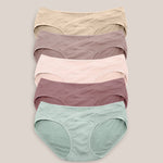 Under-the-Bump Bikini Underwear Pack | Low Rise Style - Assorted | Milk & Baby