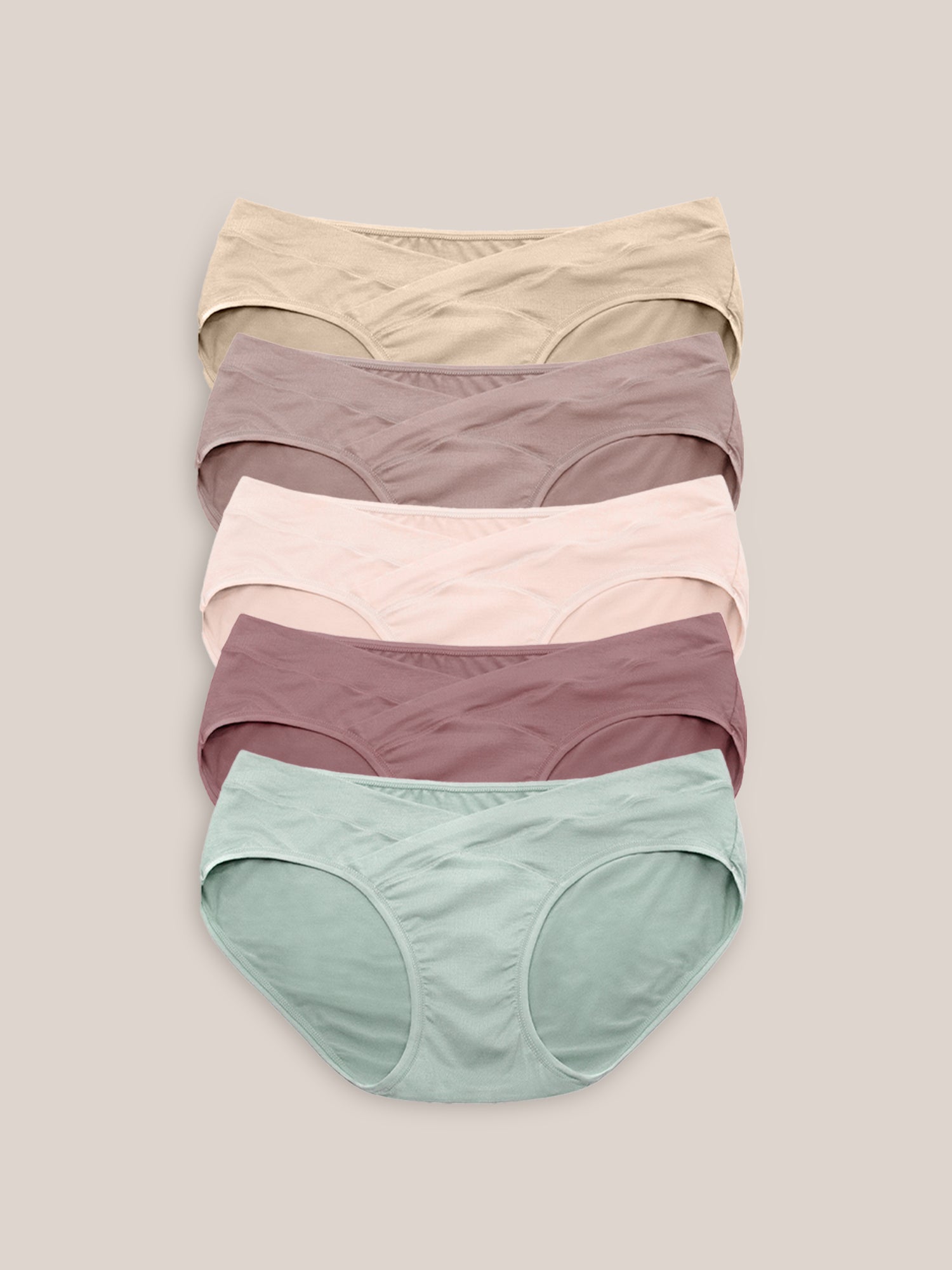 Under-the-Bump Bikini Underwear Pack | Low Rise Style - Assorted | Milk & Baby