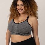 Sublime® Nursing Sports Bra | Heather Grey | Milk & Baby