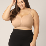 Sublime® Hands-Free Pumping & Nursing Bra | Beige | Milk & Baby