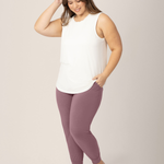 Bamboo Maternity & Nursing Tank | White | Milk & Baby