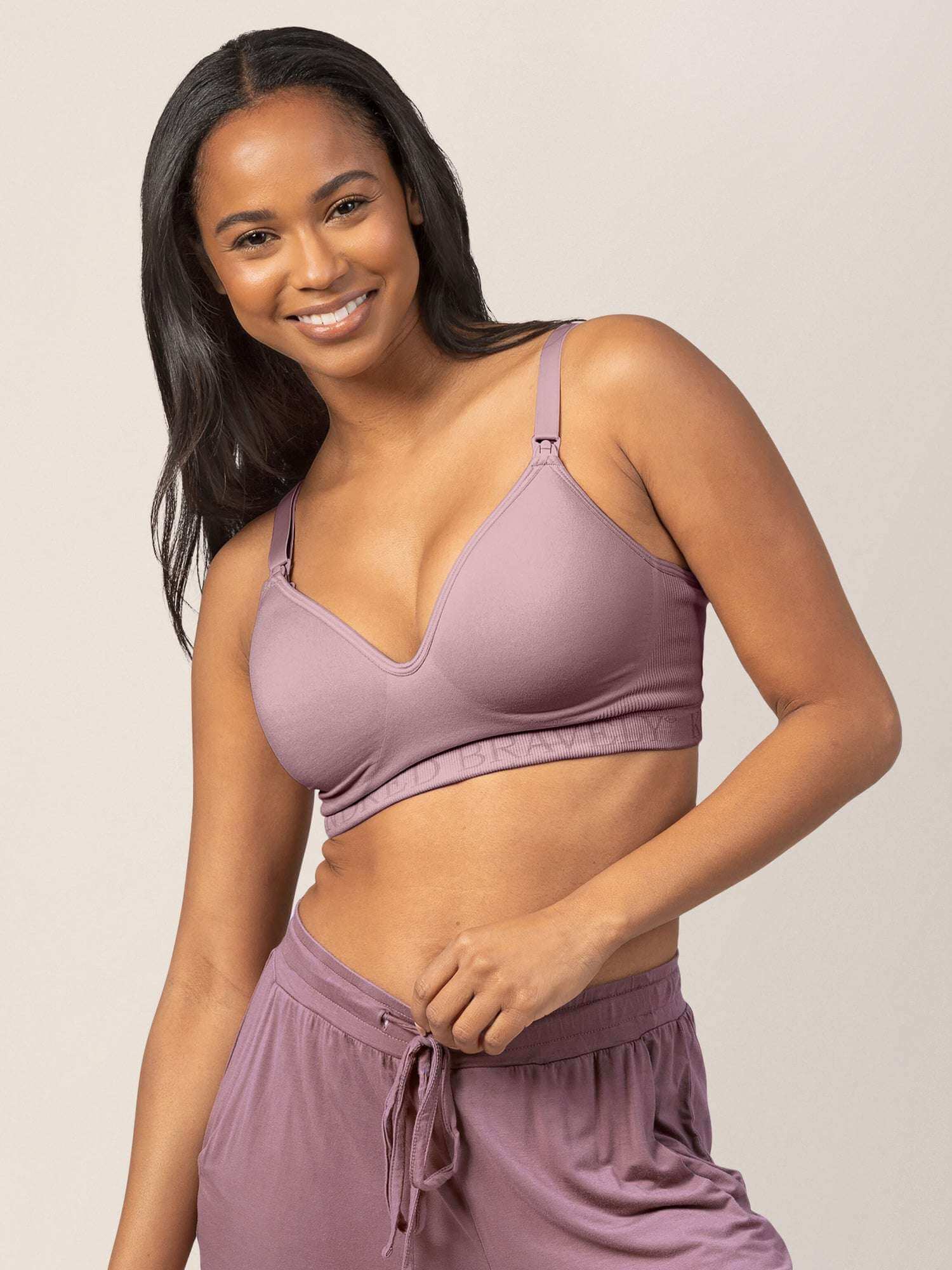 Signature Sublime® Contour Hands-Free Pumping & Nursing Bra | Twilight | Milk & Baby